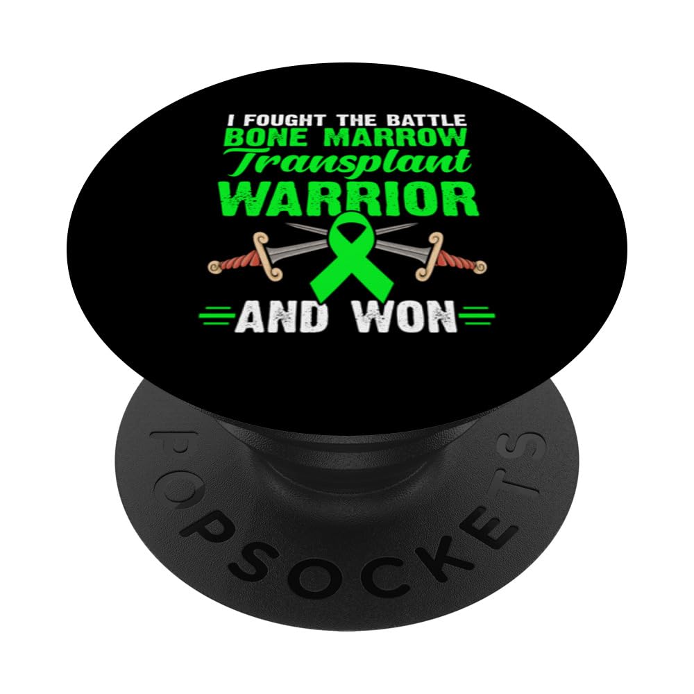 Bone Marrow Transplant Survivor warrior PopSockets Swappable PopGrip