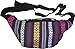 Boho Hippie Fanny Pack Belt Bag I Boho Fanny Packs for Women Fashionable - For Halloween - Crossbody Bag Bum bag Waist Bag Tie Dye Fanny Pack (Navy Vert)