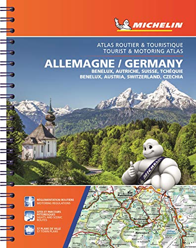 Michelin Germany/Austria/Benelux/Switzerland Atlas (Atlas (Michelin)) by Michelin
