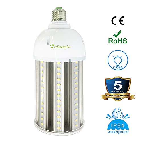 35W LED Corn Light Bulb Daylight White for Indoor Outdoor,E26 3600 Lumens 6500K Bulbs,Replacing HID/Metal Halide/HPS