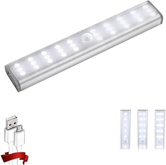 Homelife Luz LED con sensor de movimiento, 4 modos, 30 ledes, luz