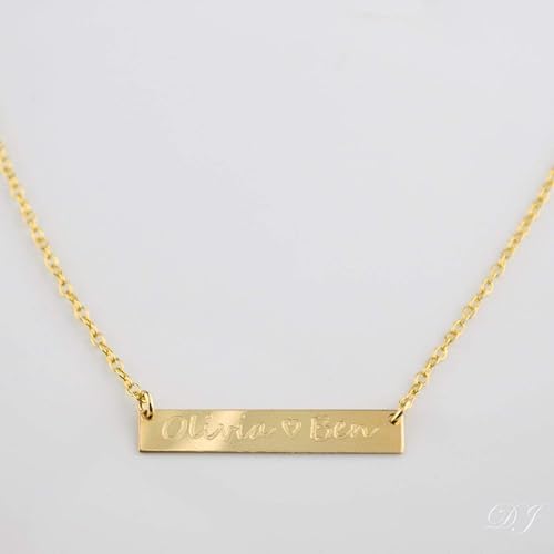 bar necklace for girlfriend