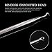 6-in-1 Blackhead Remover Kit Stainless Steel Bend Curved Blackhead Acne Clip Tweezers Blemish Pimple Comedone Extractor Tool