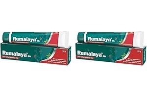 Ru.m.ala.y.a Gel| Quick Relief Formula For Body Pain| Back Pain, Knee Pain, Muscle Pain, Sprains| Ayurvedic | 30G (Pack of 2)