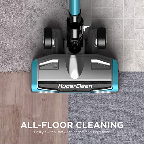 EUREKA NEC222 HyperClean Cordless Vacuum Cleaner, Deep Ocean , Blue