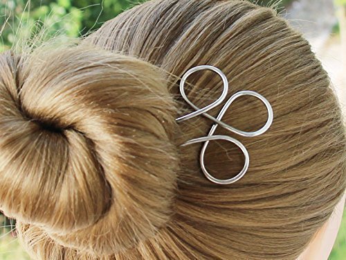 Celtic Silver Hair Fork Hair Pins Hair Stick Bun Holder Hair Jewelry women gift