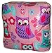 Nature Girl Hoot OWLS QUEEN SIZE Pink PEEK A BOO Comforter Set & Sheets (8 Pieces)