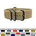PerFit® ZULU4 Ballistic Nylon Zulu Watch Strap + Spring Bars, Field Ready + Fashion Forward, Heavy Duty + Washable