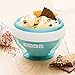 Zoku Ice Cream Maker, Compact Make and Serve Bowl with Stainless Steel Freezer Core Creates Soft Serve, Frozen Yogurt, Ice Cream and More in Minutes, BPA-free, 6 Colors, Orange