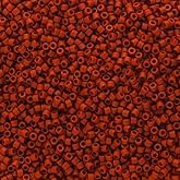Miyuki Delica 11/0 - Frosted Glazed Red Matte DB2288-5.2gms Vial of Japanese Glass Beads