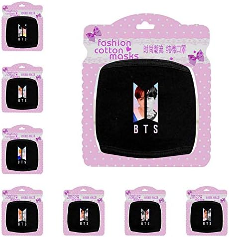 KPOP BTS Mouth Mask Bangtan boys Merchandise V Jung Kook Face Muffle (7PCS-11)