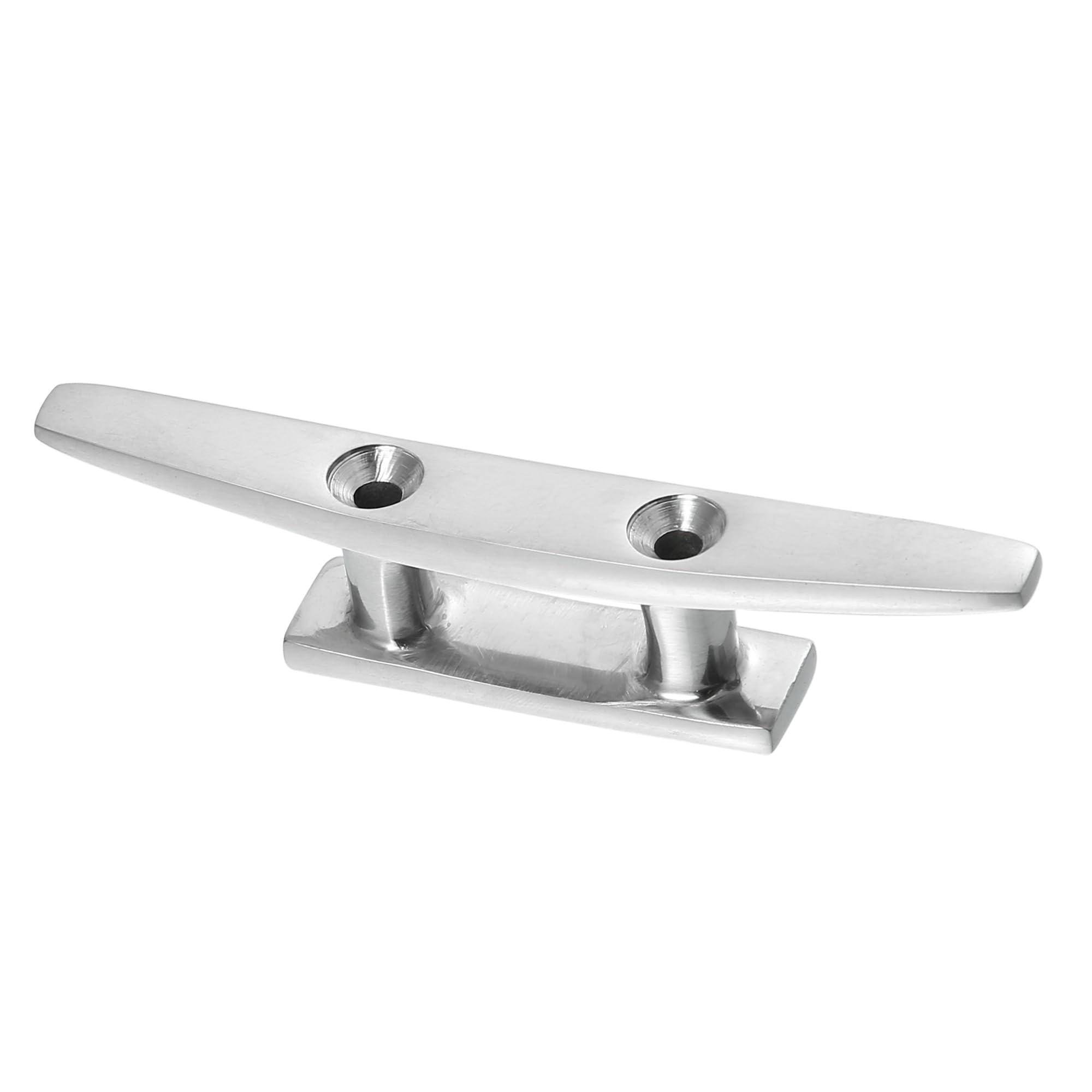 A ABSOPRO Boat Flagpole Cleat Hook 4" 100mm Boat Deck Rope Cleat Stainless