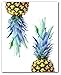 Pineapple, Banana Leaf, Sea Surf Prints, Set of 3 Tropical Decor, 8 x 10 Inches, Unframed