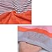 SmallDragon Women's V-neck Summer Casual Short Sleeve Top Tee Blouse T-shirt (Large, Red)