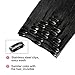10-24inch Clip in Remy Human Hair Extensions Grade 7A Thick to End Full Head Natural Hair Long Straight 8 Pieces 18clips 70g 10