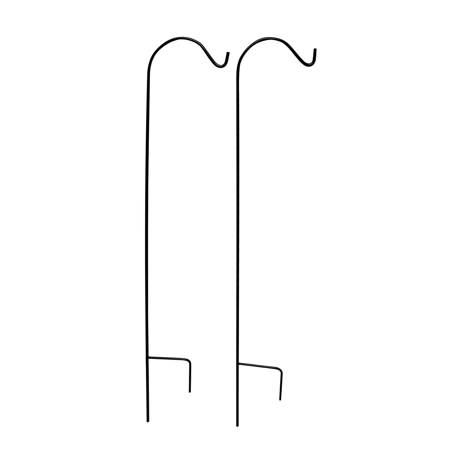 7penn Black Shepherds Hook 2pk 65in Set Of 2 Shepherds Hooks