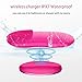 Wireless Charger Facial Cleansing Brush, Vinmori Sonic Face Brush with 12 Speeds for Deep Pore Cleansing, Reduce Acne Anti-Aging Skin Care Face Massager IPX7 Waterproof