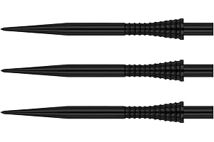 RED DRAGON Raptor GT Black Gripped Long Dart Points - 1 Set Per Pack
