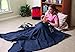 Texsport Fleece Sleeping Bag Liner, Navy Blue, One Size