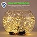 2 Pack Solar Powered String Lights, 8 Modes Twinkling Solar Rope Lights 100 LED 33 ft Solar Lights IP65 Waterproof Decor Fairy Lights for Garden Home Wedding Party Christmas Outdoor(Warm White)