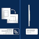 GROHE Skate Cosmopolitan Flush Plate Chrome Dual Flush Water-Saving view 4