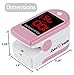 Zacurate Pink Series Fingertip Pulse Oximeter and Blood Oxygen Saturation Monitor (Peach Pink)