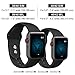 Kaome Compatible with Apple Watch Band 40mm 38mm,Soft Strap Sport Band for iWatch Apple Watch Series 4, Series 3, Series 2, and Series 1(M/L,10 Pack)
