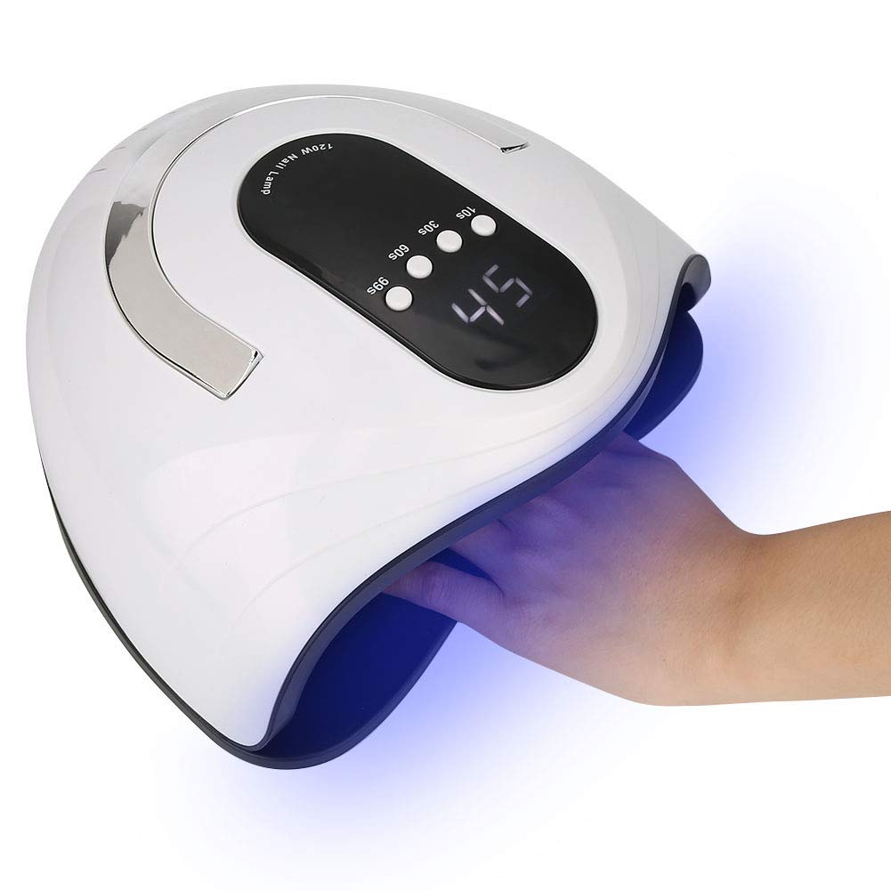 Professional Nail Dryer Light, 120W Smart LED UV Nail Lamp