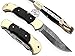 Back Lock Double Bolster Buffalo Horn 8'' 100% Handmade Damascus Steel Folding Pocket Knife 100% Prime Quality
