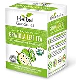 Soursop Tea Organic – Hoja de Guanabana Leaf Tea Bags (24 Count) | Caffeine-Free Soursop Leaves Organic Tea for Relaxation, Balance & Cellular Wellness, USDA Organic & Kosher Certified Herbal Goodness