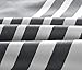 Utopia Bedding 3PC Duvet Cover Set 1 Duvet Cover with 2 Pillow Shams - Comforter Cover with Button Closure - Soft Brushed Microfiber - Shrinkage & Fade Resistant, Easy Care (Queen, Stripe)