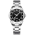 Women Watch Classic Silver Stainless Steel Waterproof Quartz Analog Watch Fashion Ladies Wrist Watches