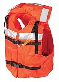 Kent Safety Products Mad Dog Products Type I Commercial Orange Life Jacket PFD - US Coast Guard Approved - Includes Safety Whistle