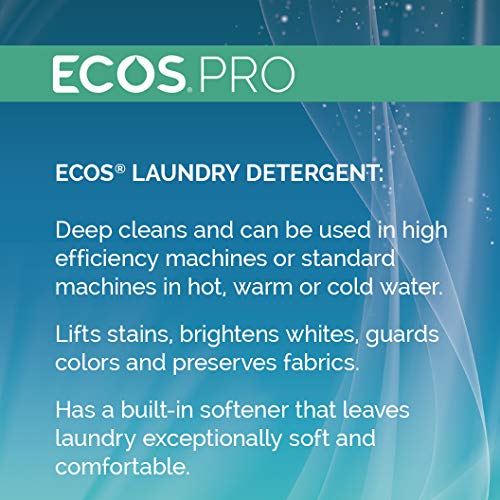 ECOS PRO Liquid Laundry and Microfiber Detergent, Free & Clear, Unscented, Concentrated & Ideal For Commercial… - Image 4