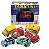 Lamchin Magic Pen Car Follow Trail Inductive Car Tank Truck Vehicle Toy For Kids Educational toys (Car Random(1 of 6))