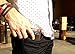 Slim Leather Wallets for Men - Credit Card Holder Front Pocket Wallets for Men - Thin Mens Wallets (Black Leather/Black Thread)