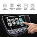 BUENNUS Navigation Glass protector for Chevy Equinox 2019 2018,for Malibu/Volt 2019 2018 2017 2016 Tempered Glass Film Cover special for Chevrolet 8 Inch MyLink Ladder-Shaped Touch Screen
