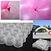 HuntGold 50 Pcs Balloon Arch Connectors Clip Ring Buckle For Wedding Birthday Decorative