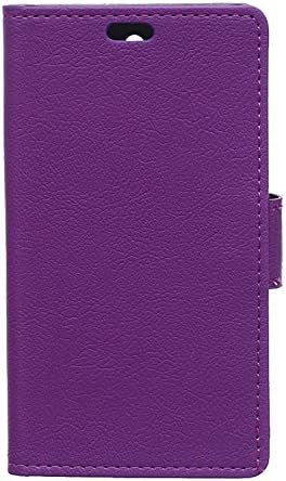 Sony Xperia L1 Case, Eyilin Wallet Case [Folio Style] [Stand Feature] Premium Protective PU Leather Flip Cover Card Slots Magnetic Flexible TPU Bumper Phone Flip Case For Sony Xperia L1 5.5" Purple