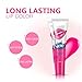 MLMSY 6Pcs Womens Easy Peel Off Long Lasting Makeup Tatto Lip Gloss Lipstick Waterproof Tear Pull Lipstick with a Matching Brush (6pcs+brush)