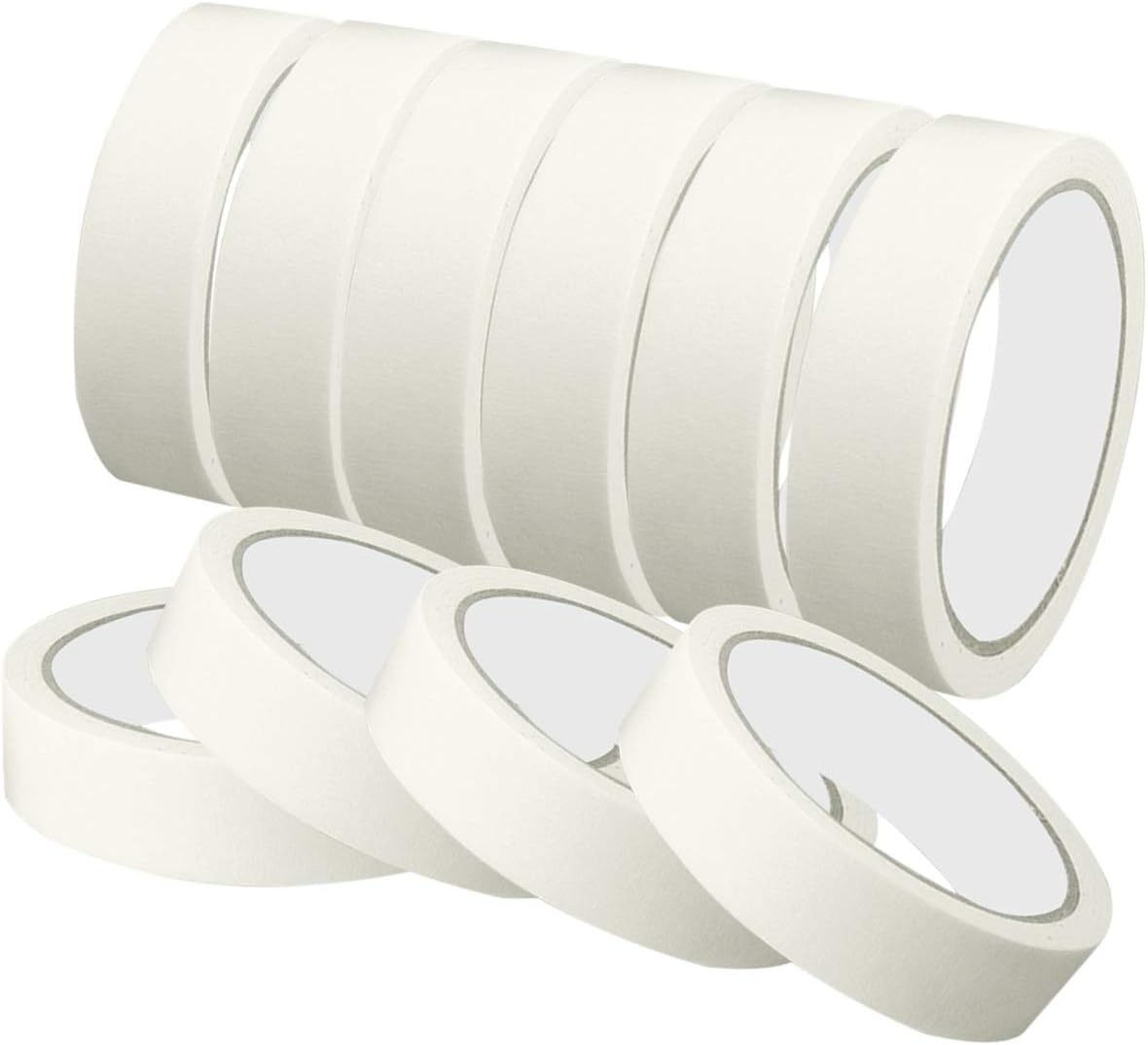 Painters Masking Tapes 10 Rolls Painting Tape 24mm X 20m Mask Tape for
