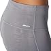 Ladies' Ultimate Mid-Rise 3/4 Embossed Tight (Large, Grey)