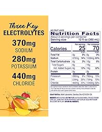 Pedialyte AdvancedCare Electrolyte Solution with PreActiv Prebiotics, Hydration Drink, Tropical Fruit, 1 Liter