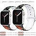 EXCHAR Compatible with Apple Watch Band 40mm 38mm Fadeless Pattern Printed Floral Bands Silicone Replacement Band for iWatch Series 5 Series 4/3/2/1 for Women Men S/M Flower J08