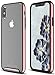 Mbody by Aduro iPhone X/Xs Case, Selenium 2-Layer Protection Metallic Edge Frame with Inner Rubber Shell Case for Apple iPhone X/Xs/iPhone 10 (2018/2017) (Rose Gold)