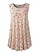 Veranee Women's Sleeveless Swing Tunic Summer Floral Flare Tank Top X-Large 6-3