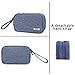 BUBM Double Compartment Storage Case Compatible with 3DS/3DS XL/New 2DS XL, Protective Carrying Bag, Portable Travel Organizer Case Compatible with 3DS/3DS XL/New 2DS XL and Accessories, Bluethumb 4