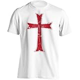 Crusader Knights Templar Distressed Cross T-Shirt
