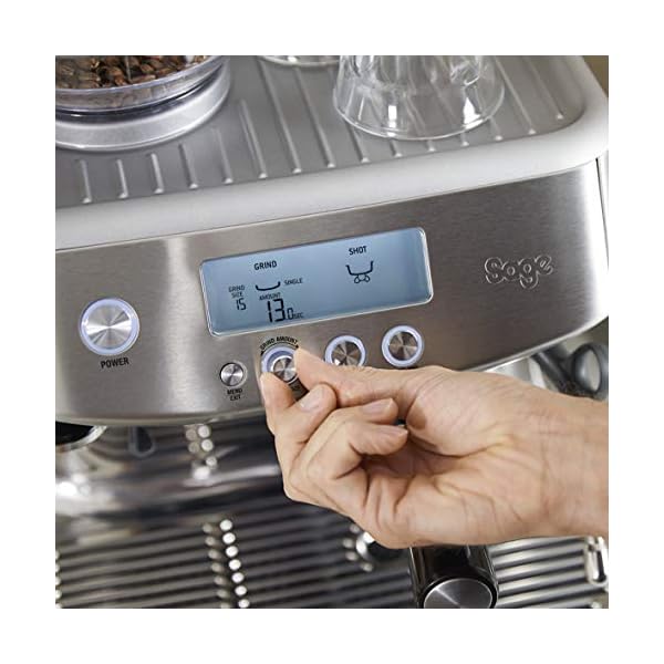 Sage Appliances Barista Pro Espressomaschine und Kaffeemaschine mit Milchaufschäumer, Siebträgermaschine, SES878, 1 cups… – Bild 6