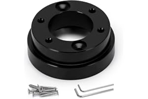 Hypertune 70mm 2.75" Steering Wheel Adapter Plate Hub Boss For Logitech G29 G920 G923 Upgrade 13 14 inch Steering Wheel Socket Ring Game Replacement Part Racing Car Game Modification Aluminum